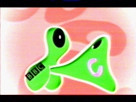 This is the end ident. The bugs fight whilst the screen breaks-up and then goes into the end animation.